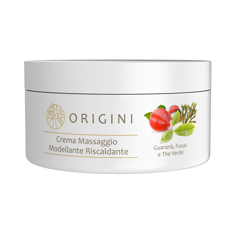 Crema Massaggio Modellante Riscaldante con Guaranà, Fucus e The Verde