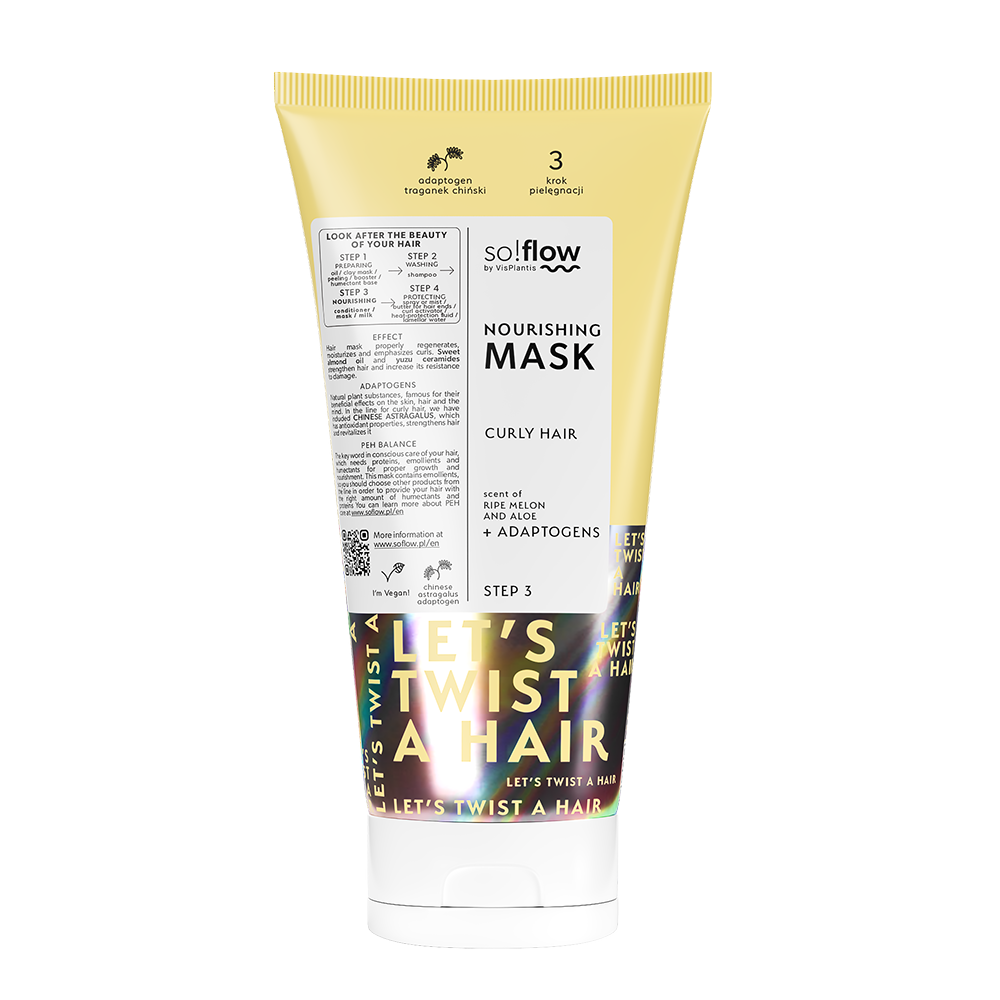 Maschera nutriente capelli ricci
