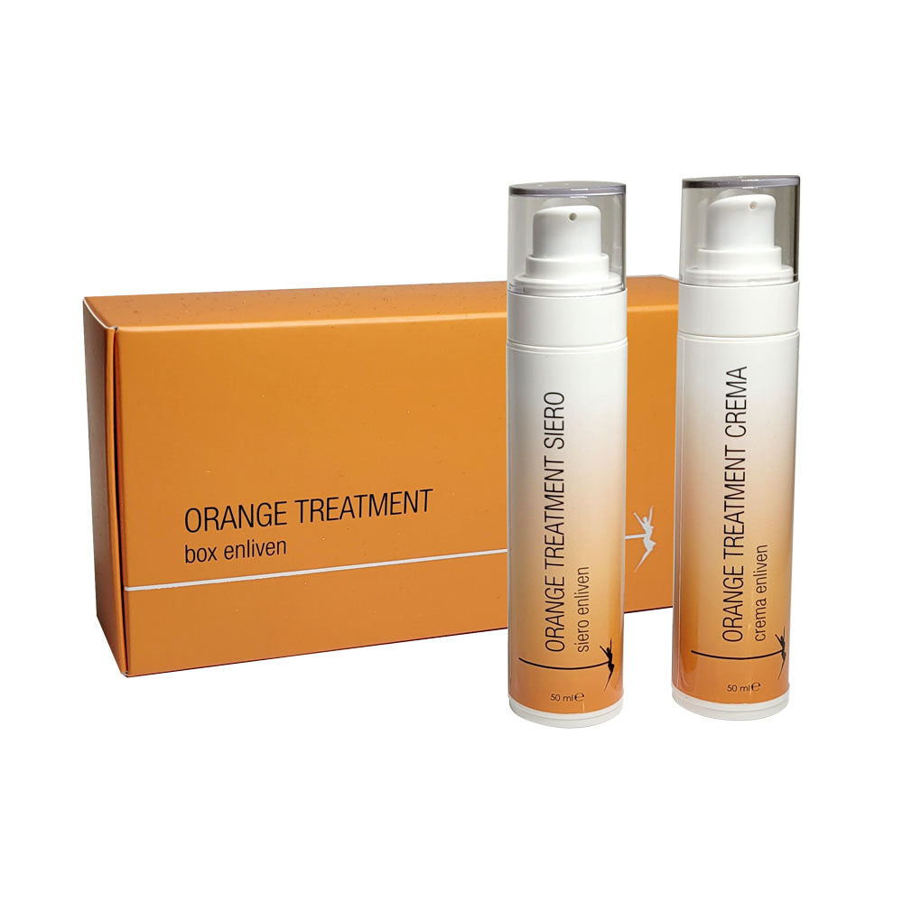 BOX Orange Treatment crema viso + siero Anti-age e Anti-macchia