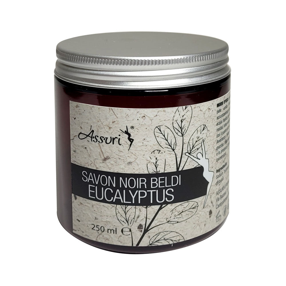 Savon Noir Beldi Eucalyptus Sapone Nero del Marocco all'Eucalipto per il corpo