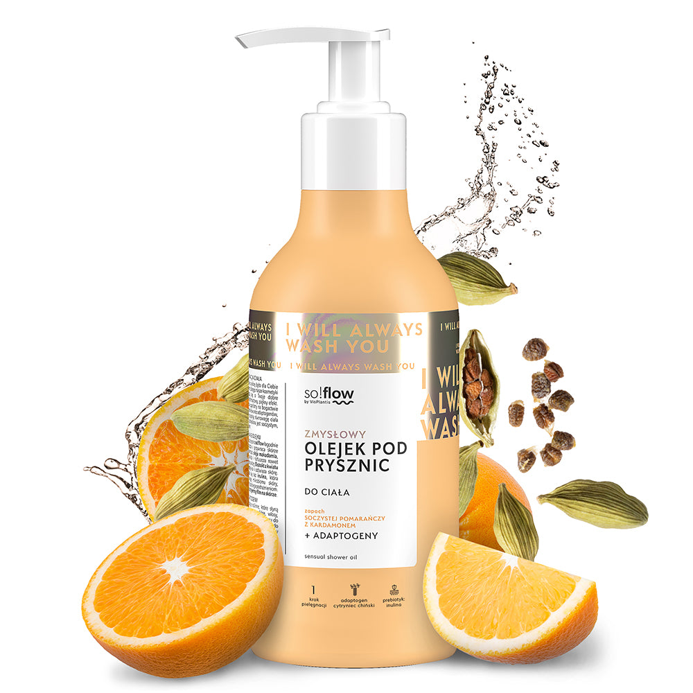 Olio doccia sensuale per il corpo