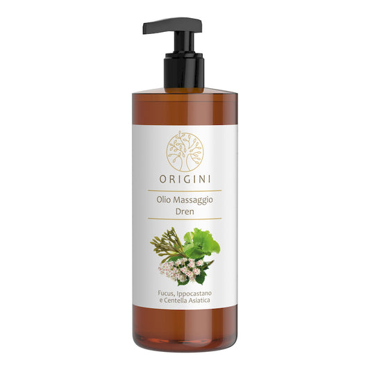 Olio Massaggio Drenante con Fucus, Ippocastano e Centella Asiatica