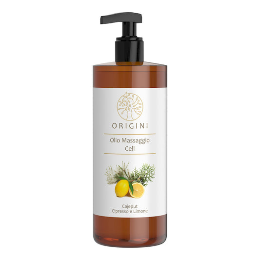Olio Massaggio CELL con Cajeput, Cipresso e Limone