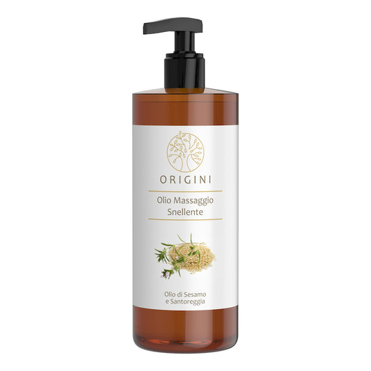 Olio Massaggio Snellente con Olio di Sesamo e Santoreggia