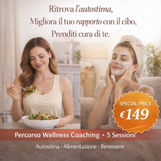 Pacchetto 5 SESSIONI Wellness Coaching Online