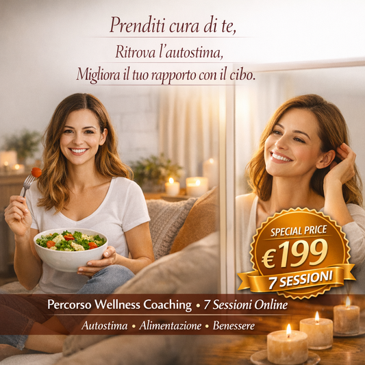Pacchetto 7 SESSIONI  Wellness Coaching Online