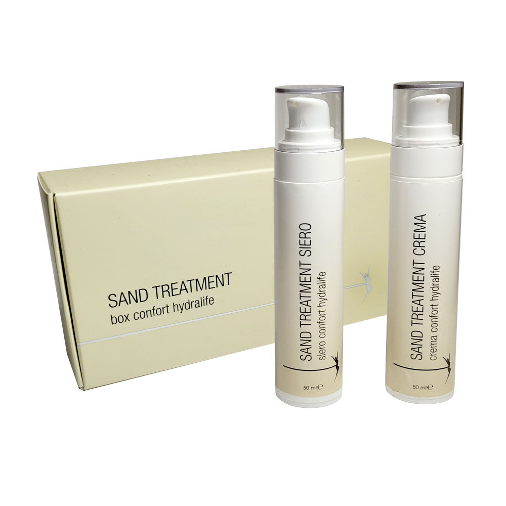 BOX sand treatment crema + siero rimpolpante viso