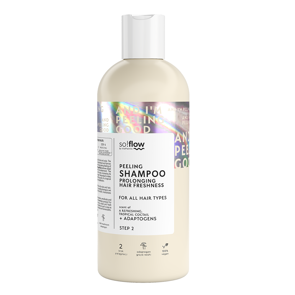 Shampoo esfoliante per capelli grassi