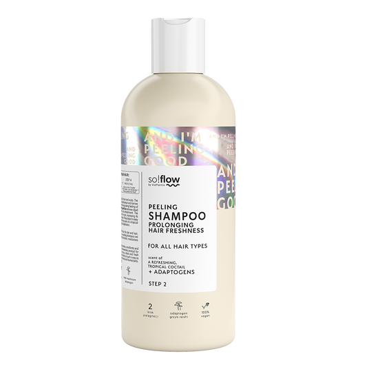 Shampoo esfoliante per capelli grassi