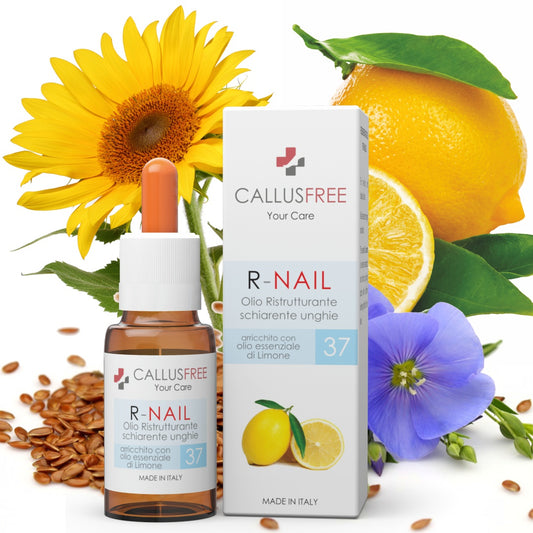 R-NAIL Olio ristrutturante schiarente unghie mani e piedi