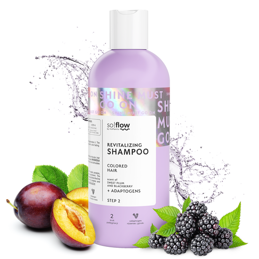 Shampoo rivitalizzante per capelli colorati