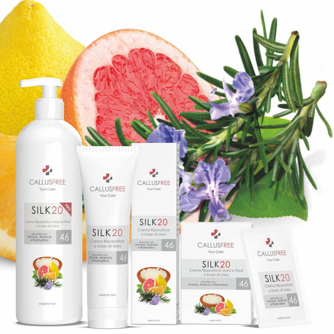 SILK20 Bustine crema riparatrice mani e piedi