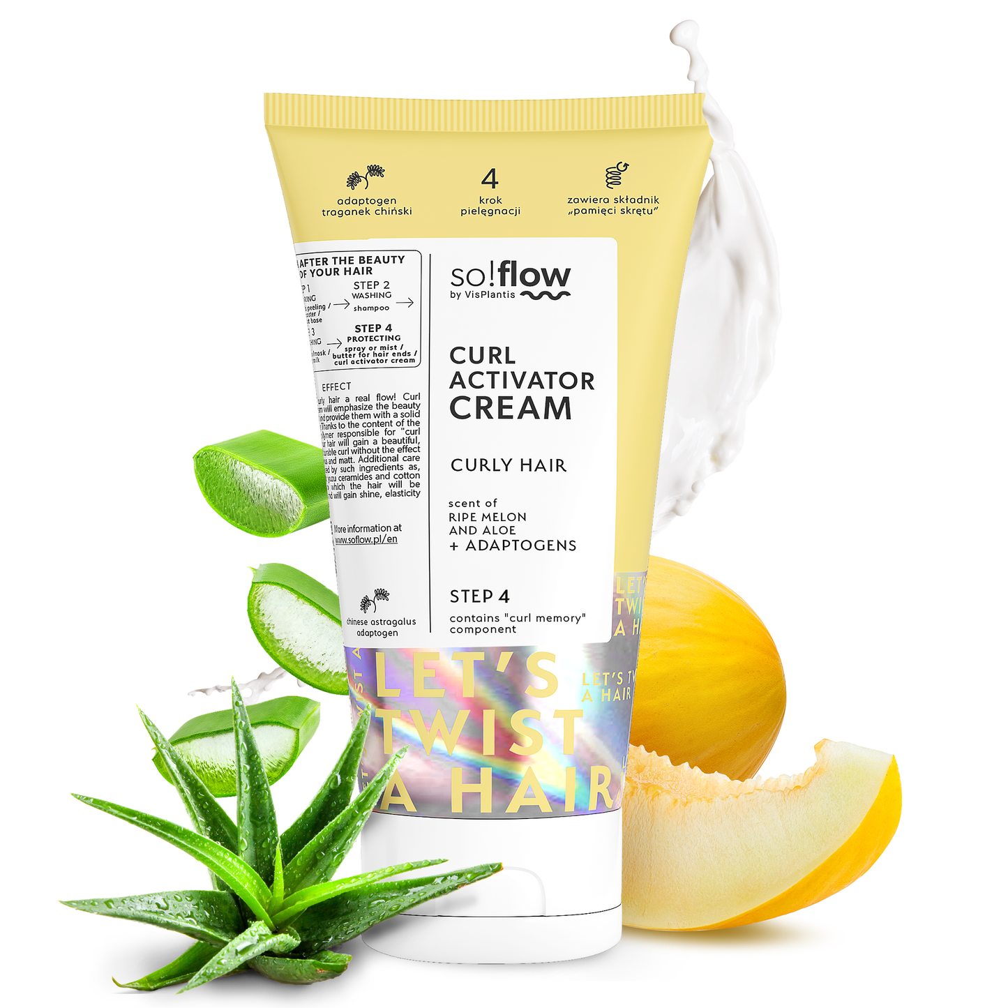 Attivatore nutriente per capelli ricci