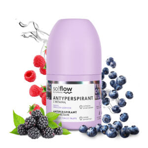 Antitraspirante con betaina, profumo di frutti di bosco