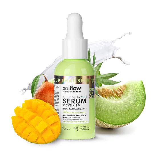 Siero viso normalizzante con zinco e niacinamide per pelli grasse e miste